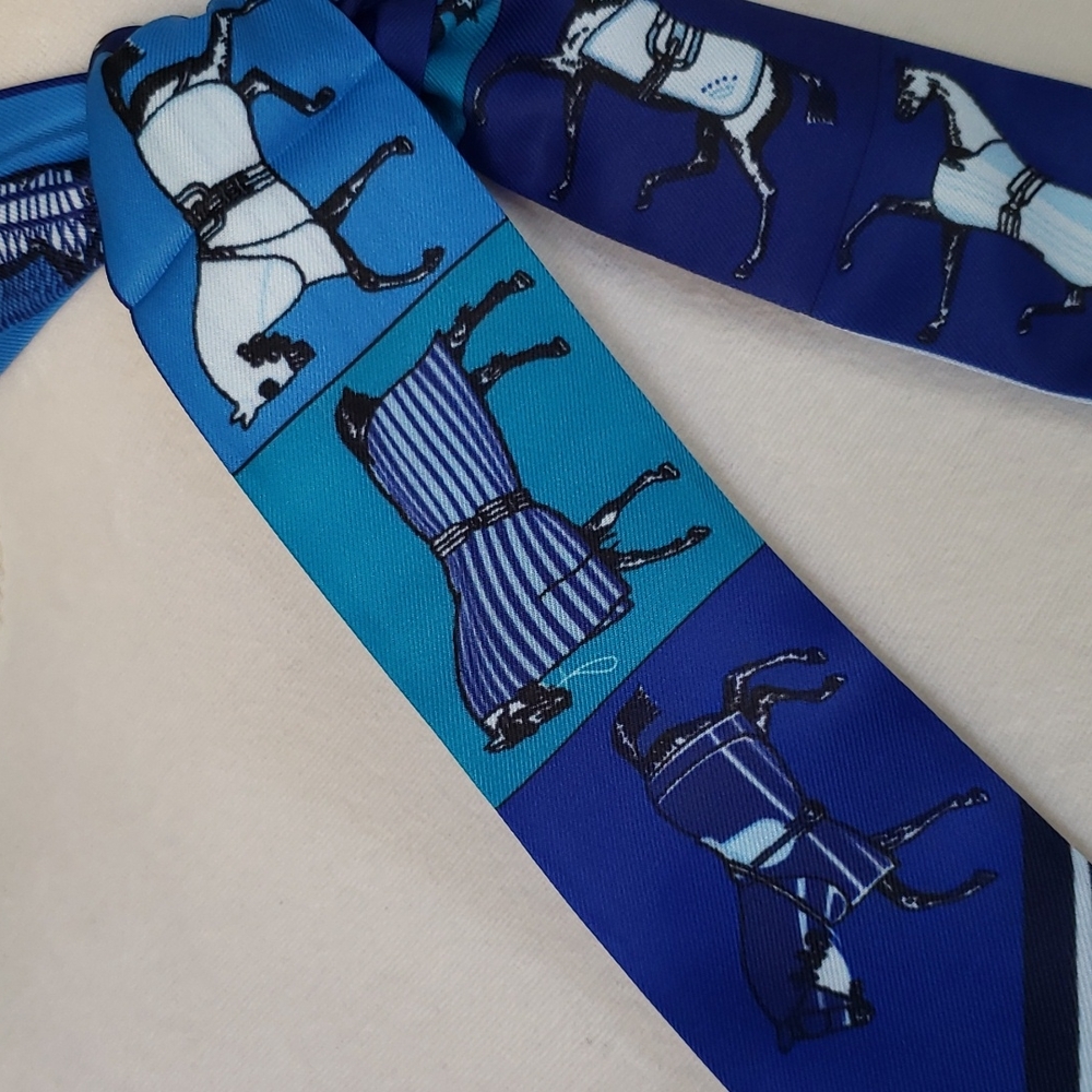* Show Horse Skinny Scarf Horse Purse Scarf Horse Purse Ribbon aqha nrha Caballo - Picture 3 of 8